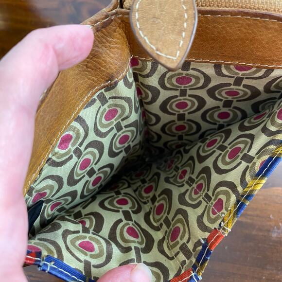 Fossil Floral Coated Canvas Zip Around ID Wallet - Picture 10 of 10